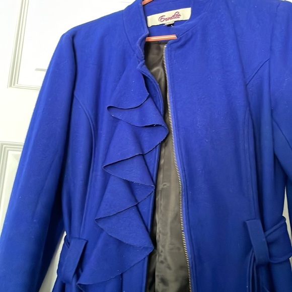 Royal blue dress coat - Picture 3 of 3